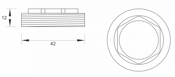 Navrtka mešača MINOTTI Ø40mm