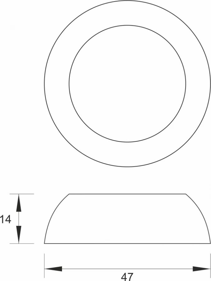 Ukrasna navrtka MINOTTI za mešač fi40mm