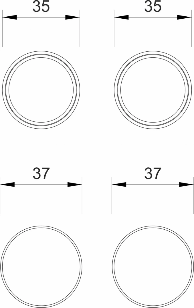 O-ring gumice MINOTTI STH ø35 ( set semeringa )