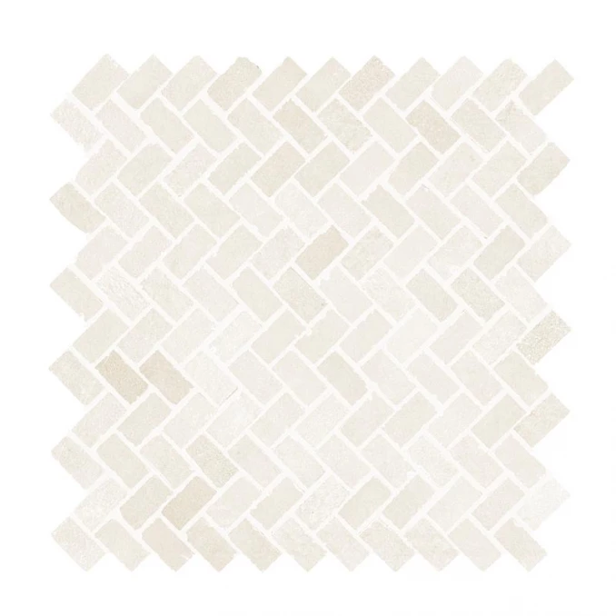 STRATFORD white mosaico 30x30 100