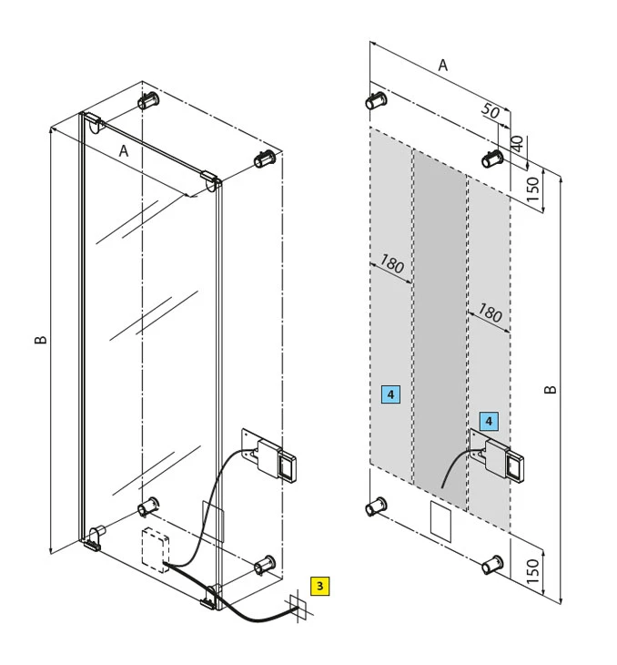 Radijator stakleni Novellini SOLE N0041 50x100 SOLT5010-N0041