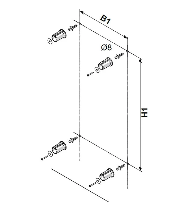 Radijator stakleni Novellini SOLE N0041 50x100 SOLT5010-N0041