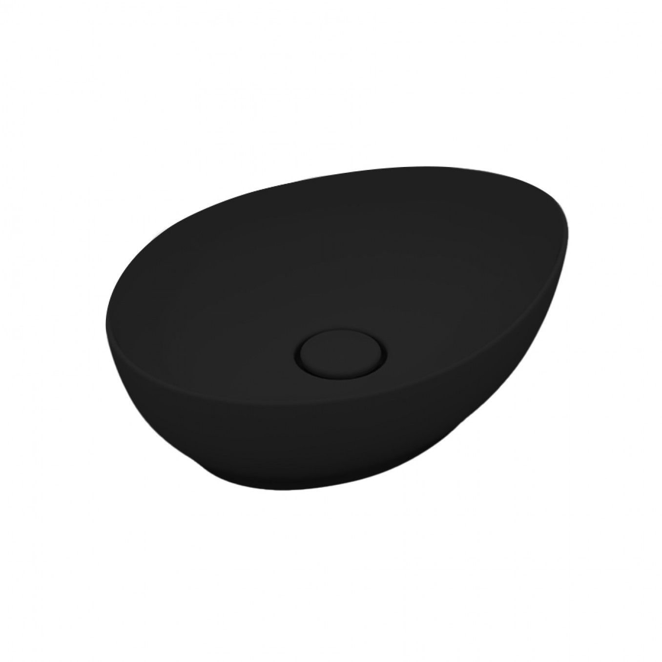 Lavabo Olympia TREND black mat 50x38