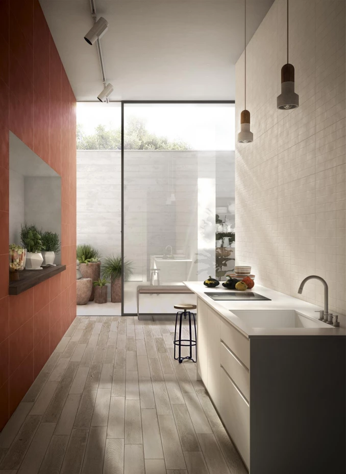 FLEX crema struttura brick 3D 25x76 U20 0