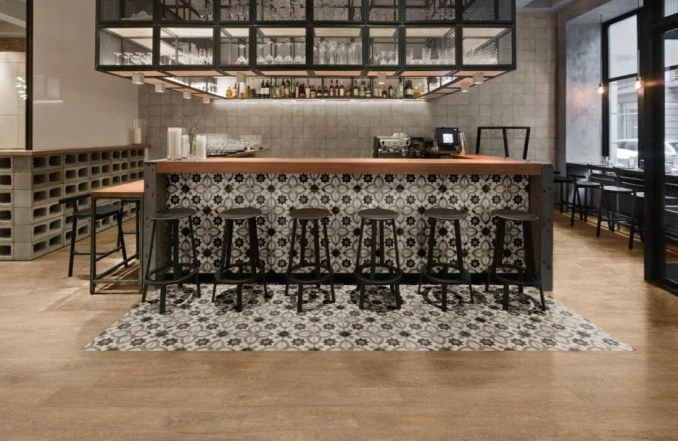 OTTOCENTO decoro tappeto 2 talco 20x20 F11 09