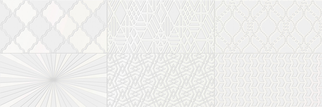 CAMALEONTE decor mix blanco 20x60 B011 005 (Z)