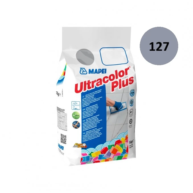Fug masa Mapei ULTRACOLOR PLUS 5kg artic grey 127