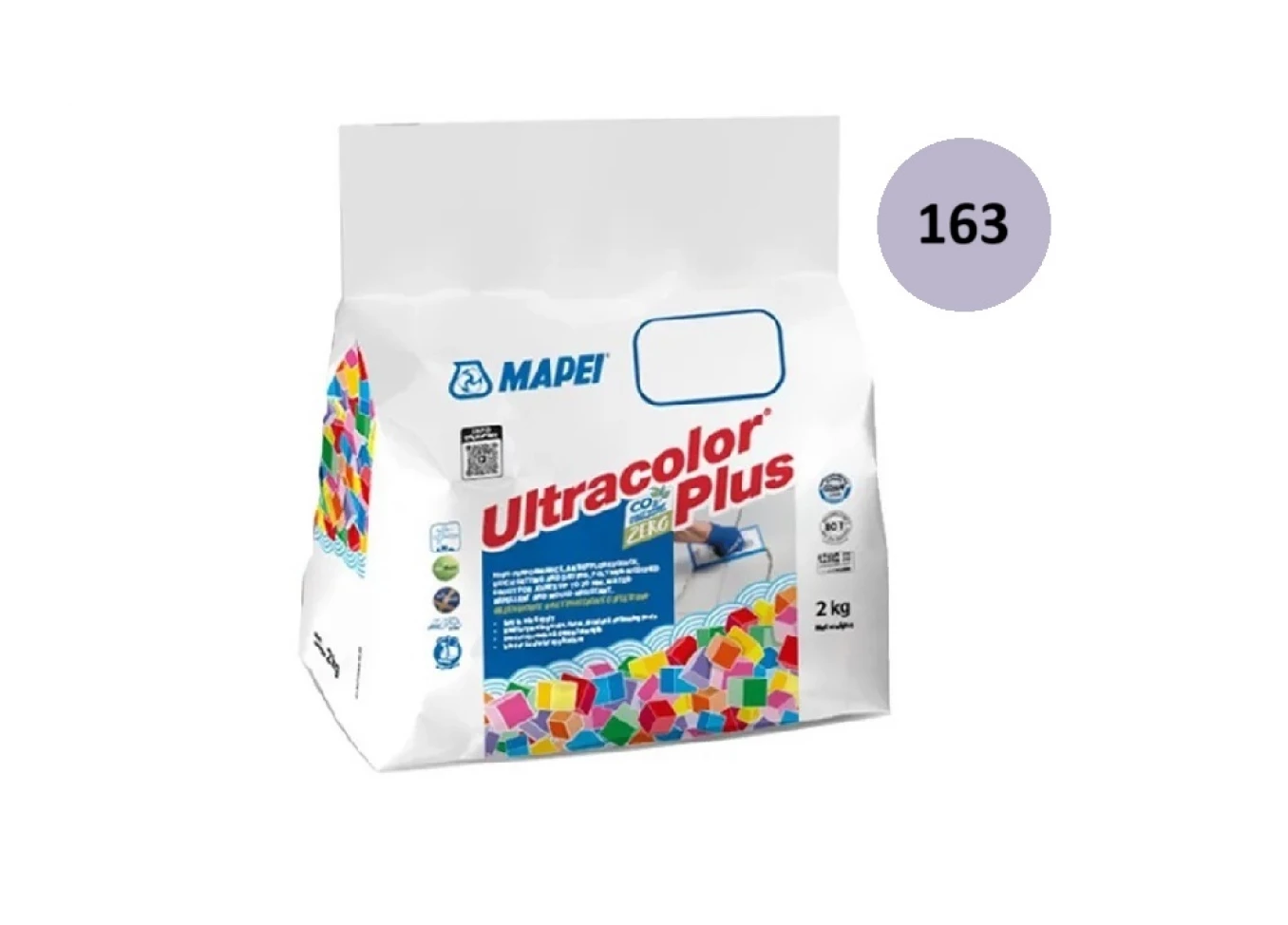 Fug masa Mapei ULTRACOLOR PLUS 2kg light lilac 163