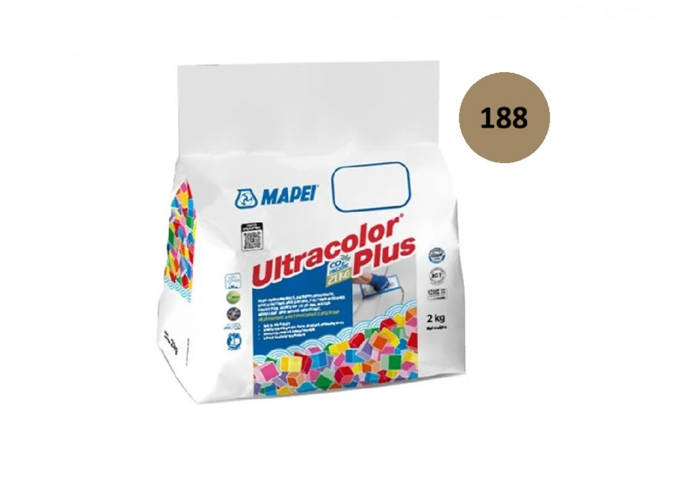 Fug masa Mapei ULTRACOLOR PLUS 2kg biscuit 188