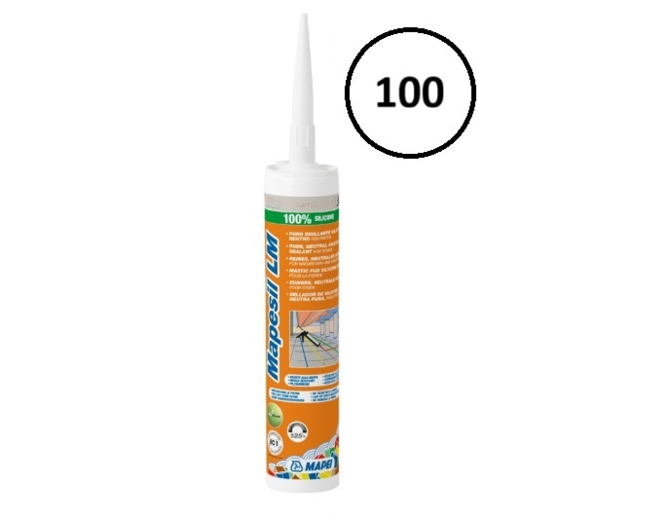 Silikon Mapei MAPESIL LM 100 white