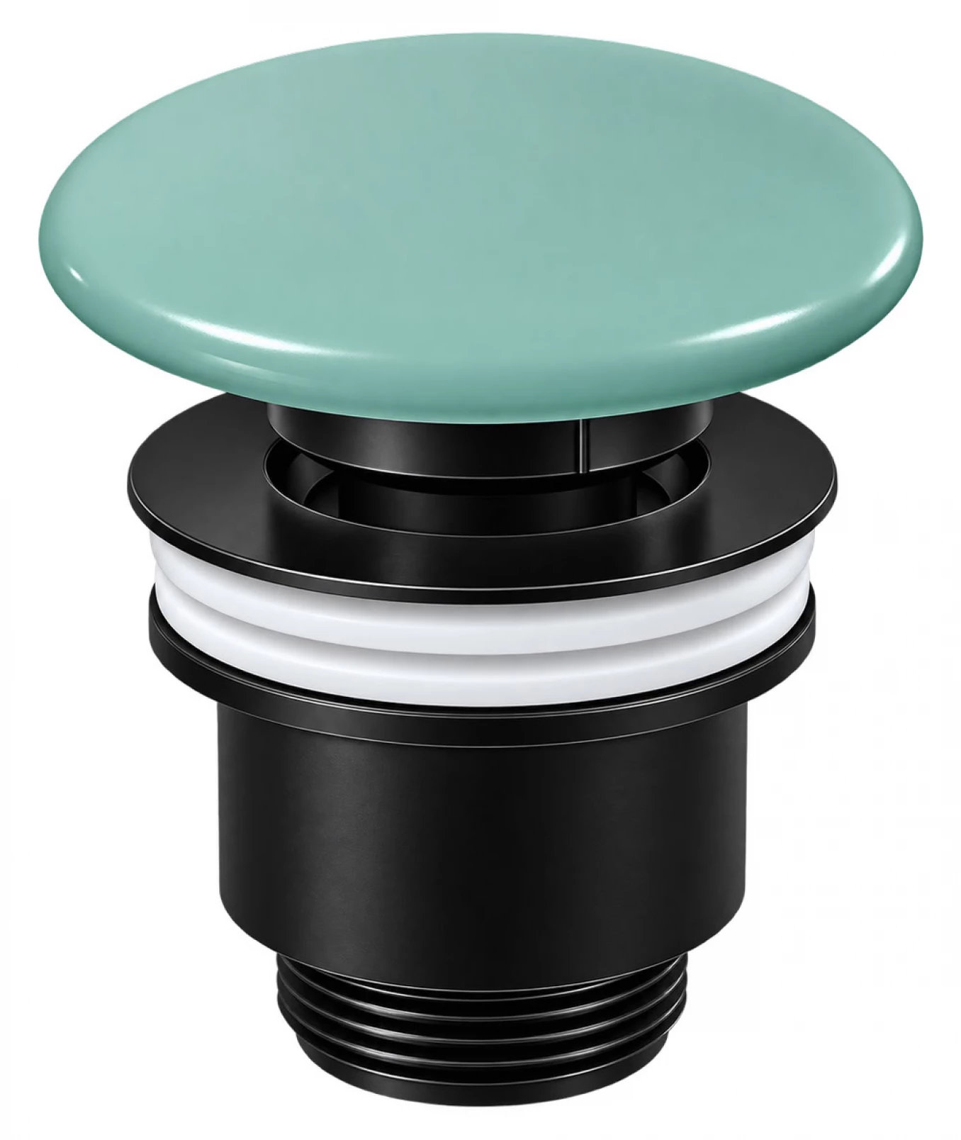 Pop-up COLAVENE verde acqua za nero mat sifon