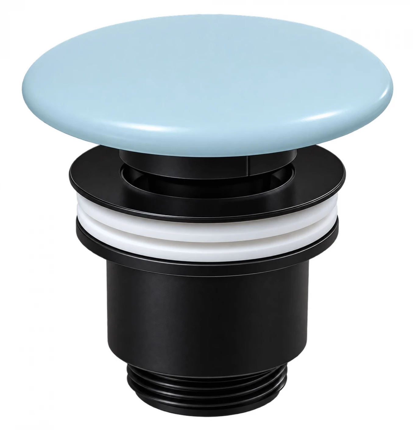 Pop-up COLAVENE azzurro mat za nero mat sifon