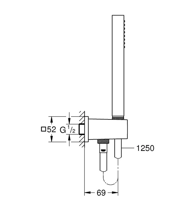 Tuš set Grohe EUPHORIA CUBE 26405000