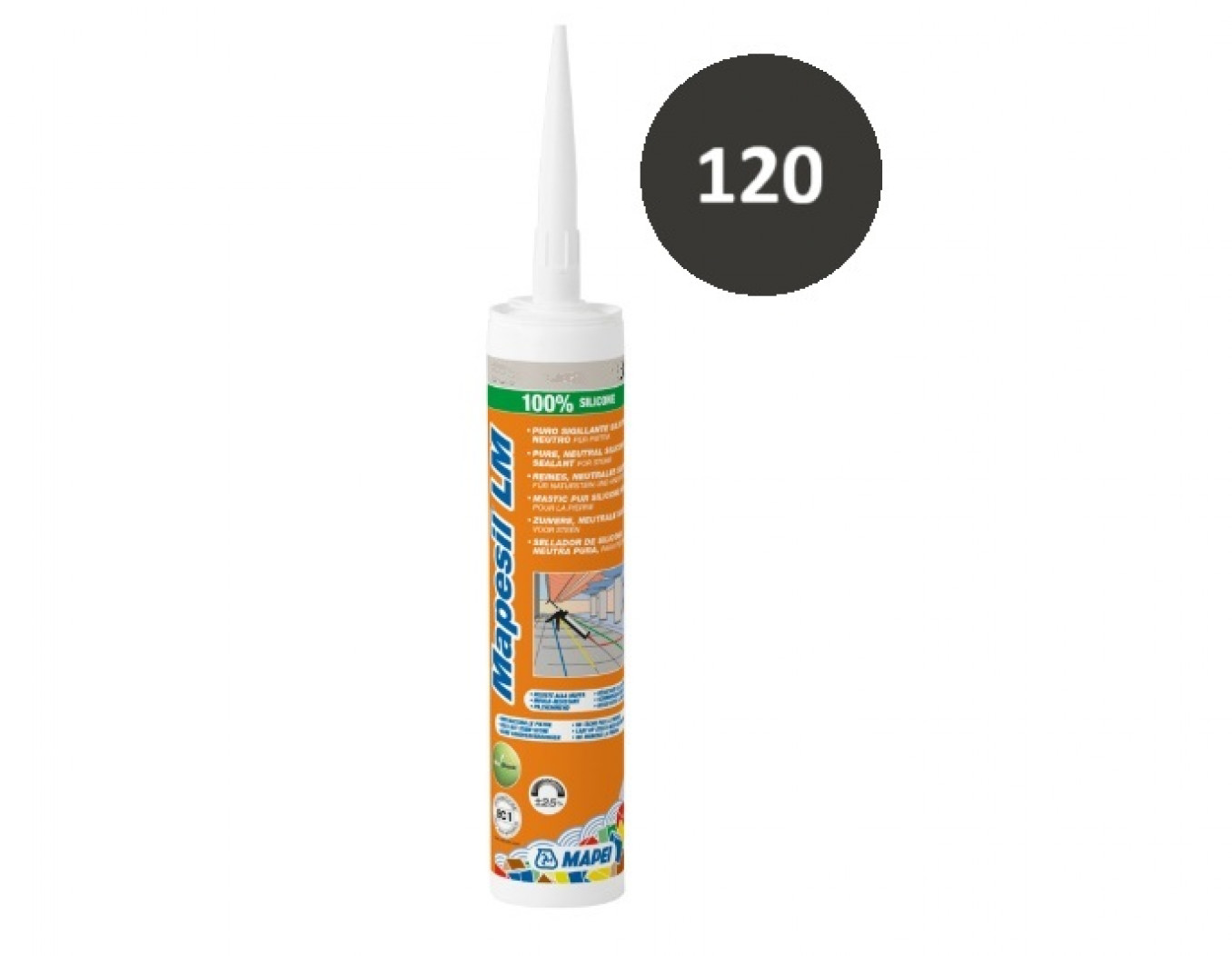 Silikon Mapei MAPESIL LM 120 black