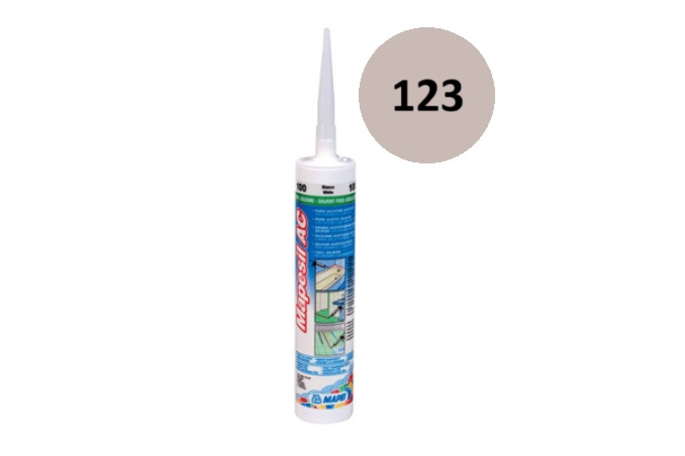 Silikon Mapei MAPESIL AC 123 ancient white