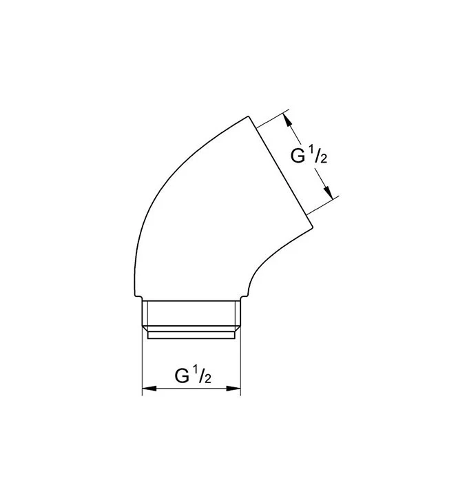 Adapter za tuš ručicu GROHE 1/2-1/2 28813000