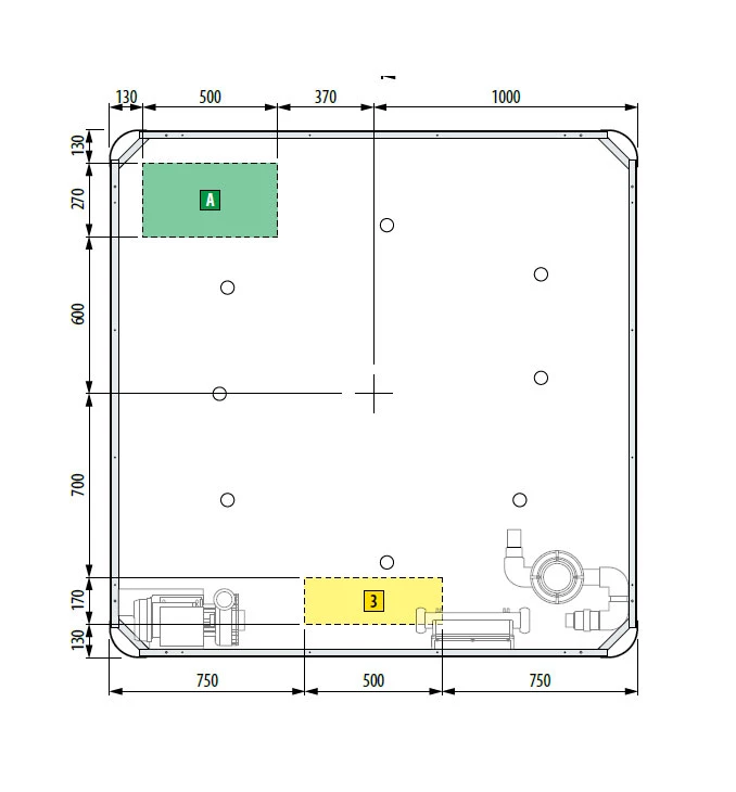 Outdoor SPA VITA NOVELLINI bela VITXL5O03X0-W10H