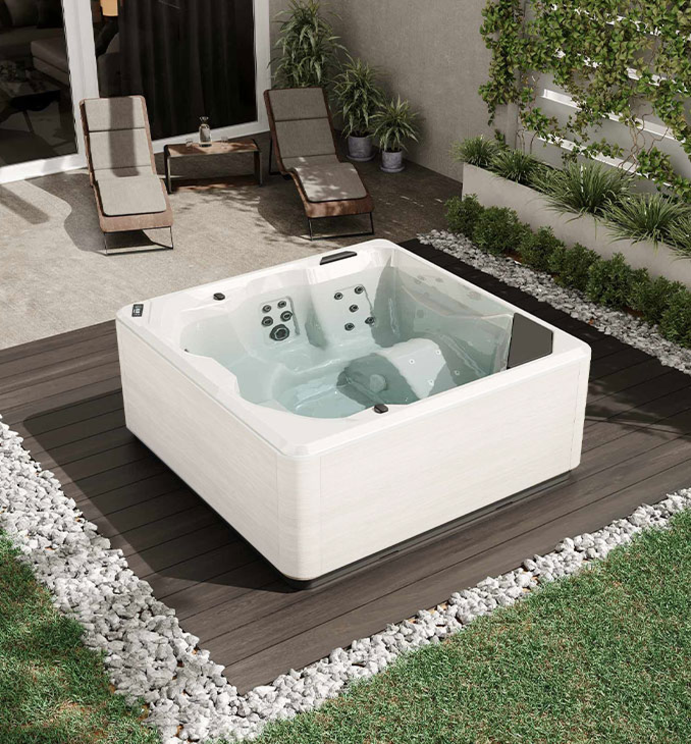 Outdoor SPA VITA NOVELLINI bela VITXL5O03X0-W10H