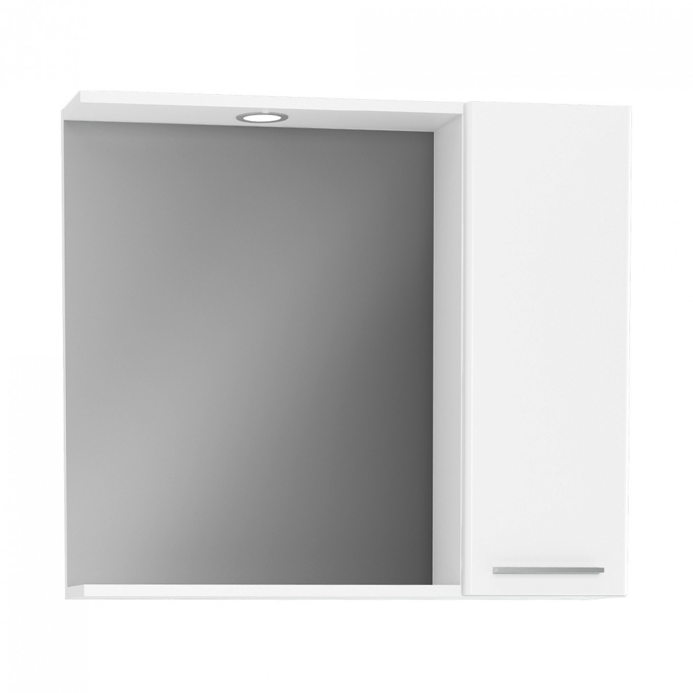 Ormarić gornji VITRA S20 80cm sa ogledalom beli visoki sjaj