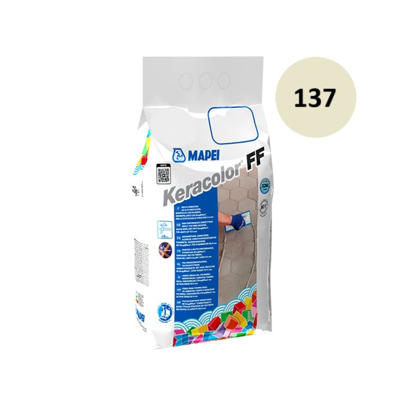 Fug masa Mapei KERACOLOR FF 2kg caribbean 137