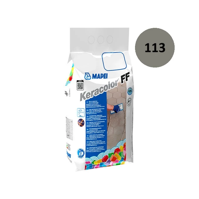 Fug masa Mapei KERACOLOR FF 2 kg cem.grey 113
