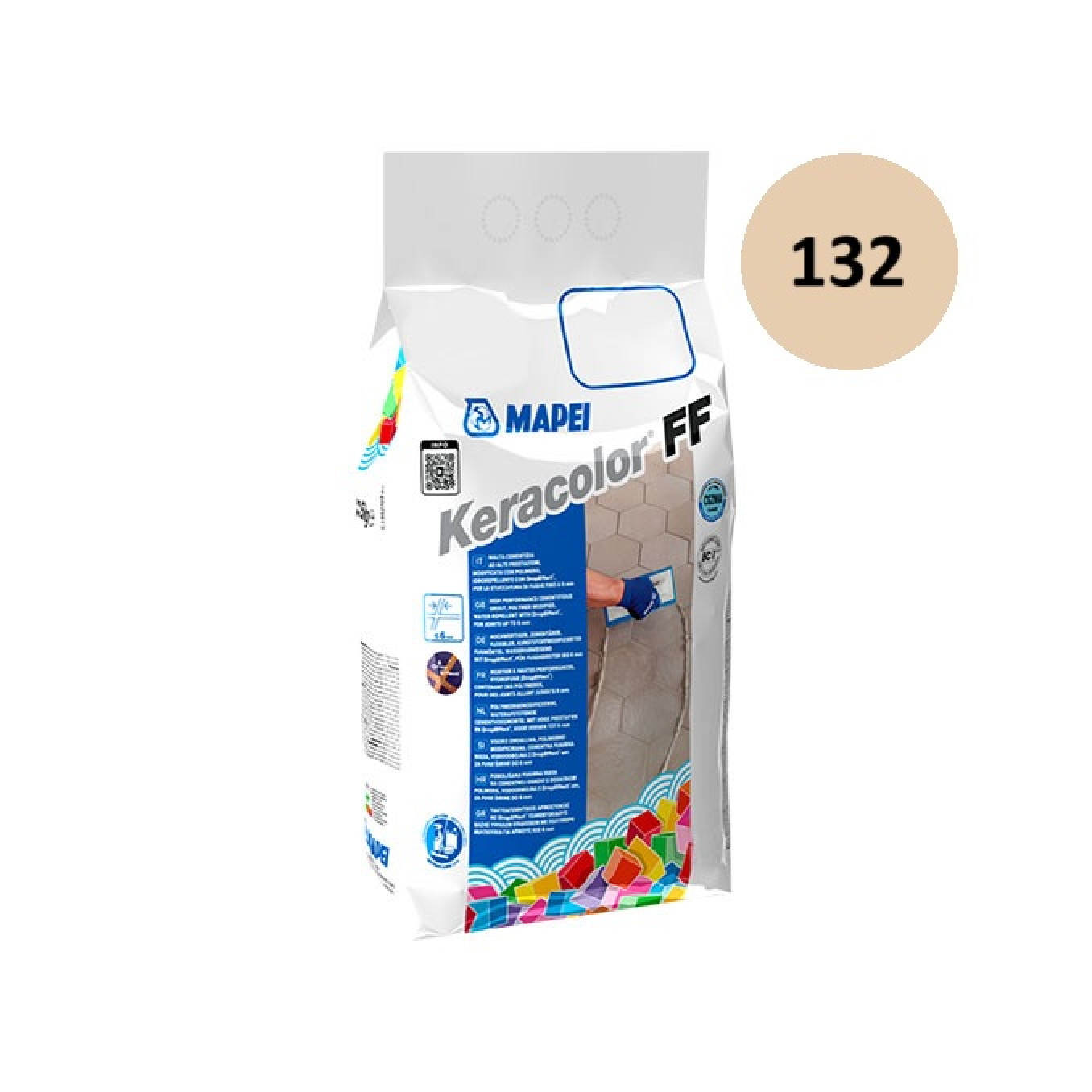 Fug masa Mapei KERACOLOR FF 2 kg beige 132