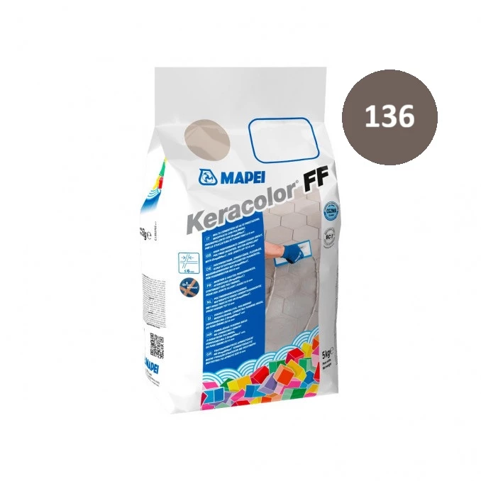 Fug masa Mapei KERACOLOR FF 5kg mud 136