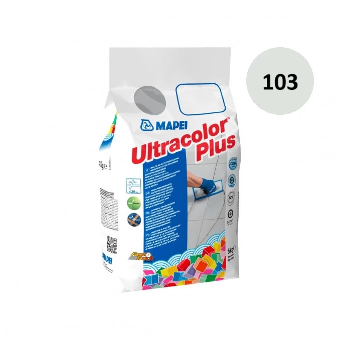 Fug masa Mapei ULTRACOLOR PLUS 5kg moon white 103