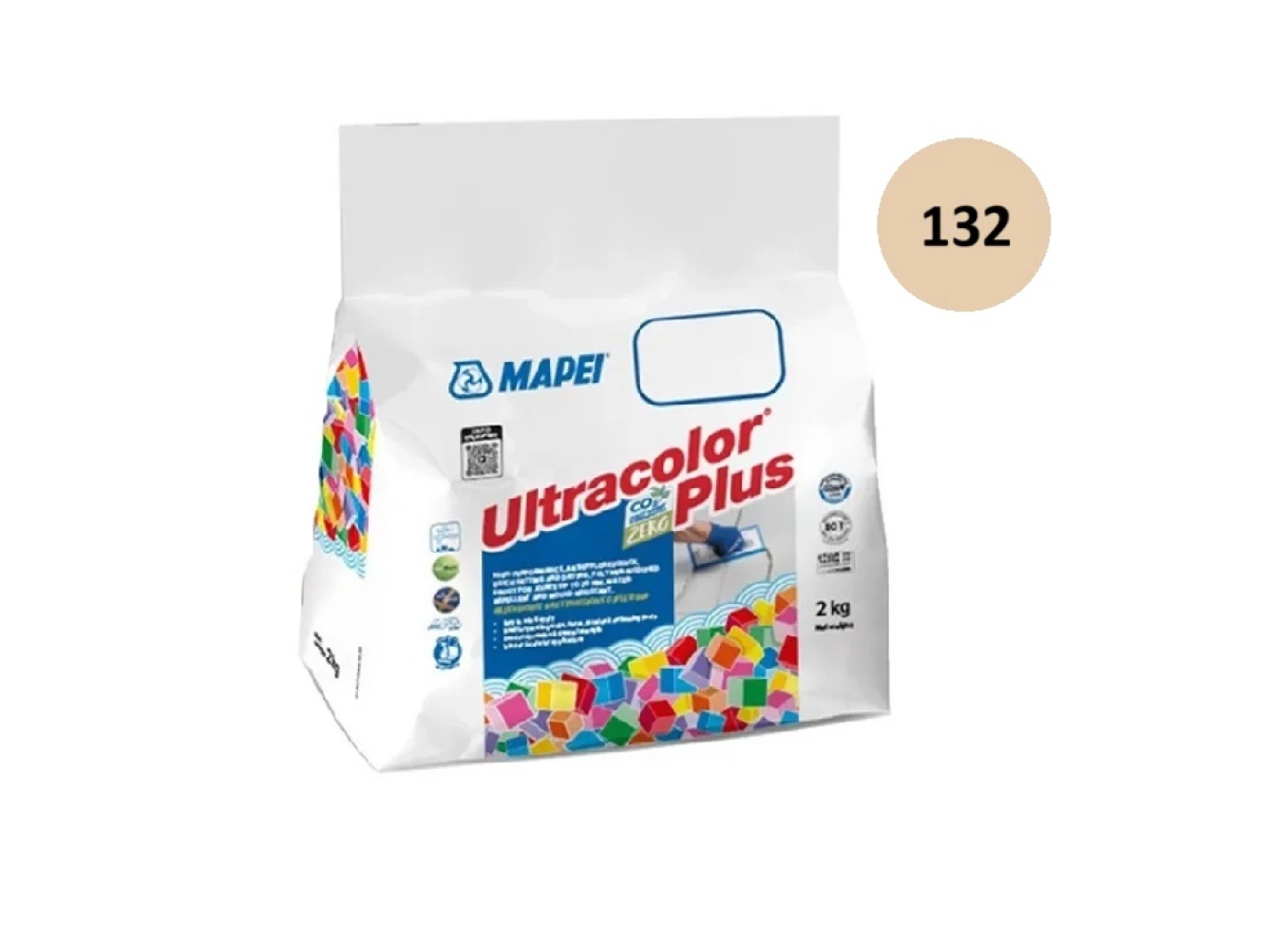 Fug masa Mapei ULTRACOLOR PLUS 2kg beige 132