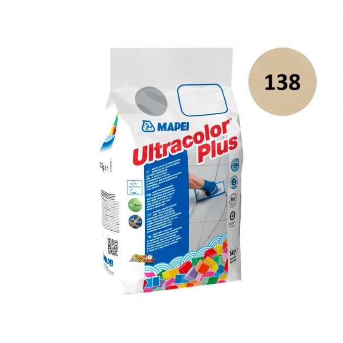 Fug masa Mapei ULTRACOLOR PLUS 5kg almond 138