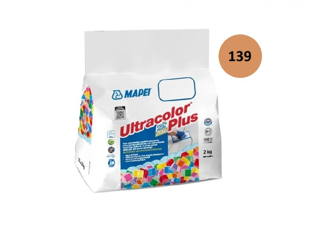 Fug masa Mapei ULTRACOLOR PLUS 2kg pink powder 139