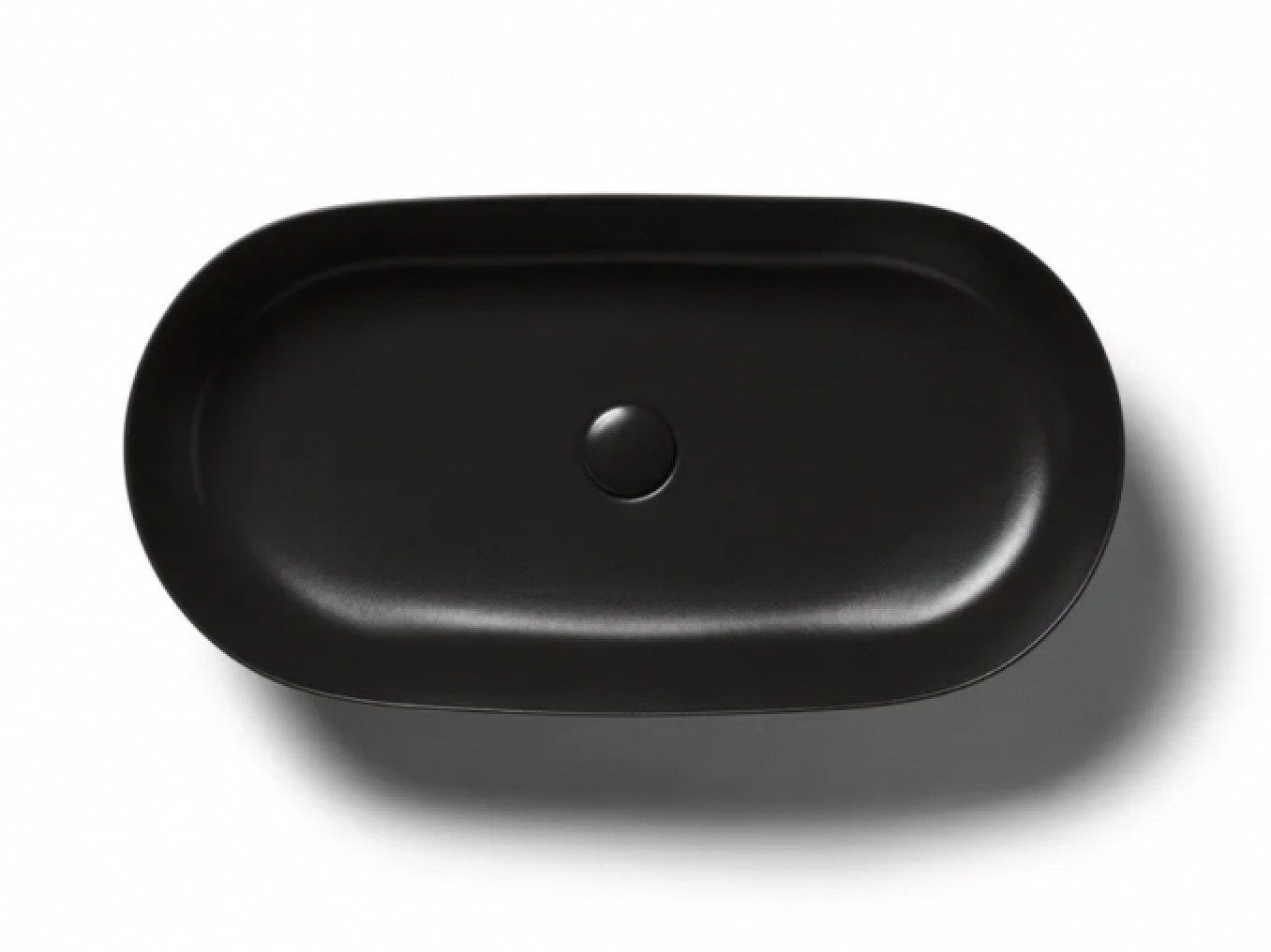 Lavabo nadgradni HATRIA HAPPYHOUR SLIM 21:00 750x380x150 black matt