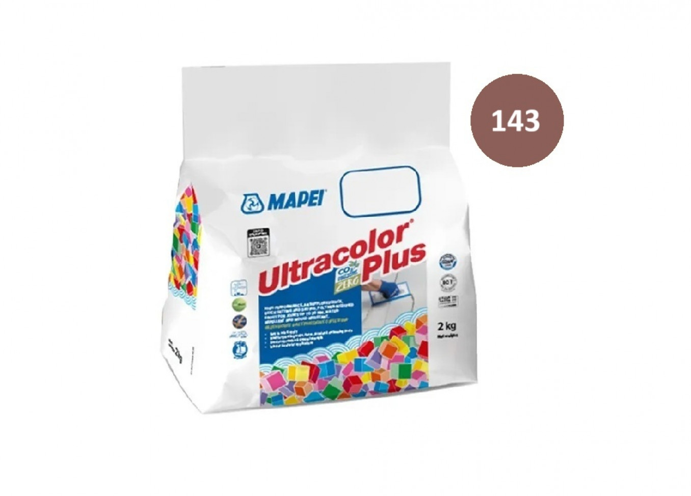 Fug masa Mapei ULTRACOLOR PLUS 2kg terracotta 143