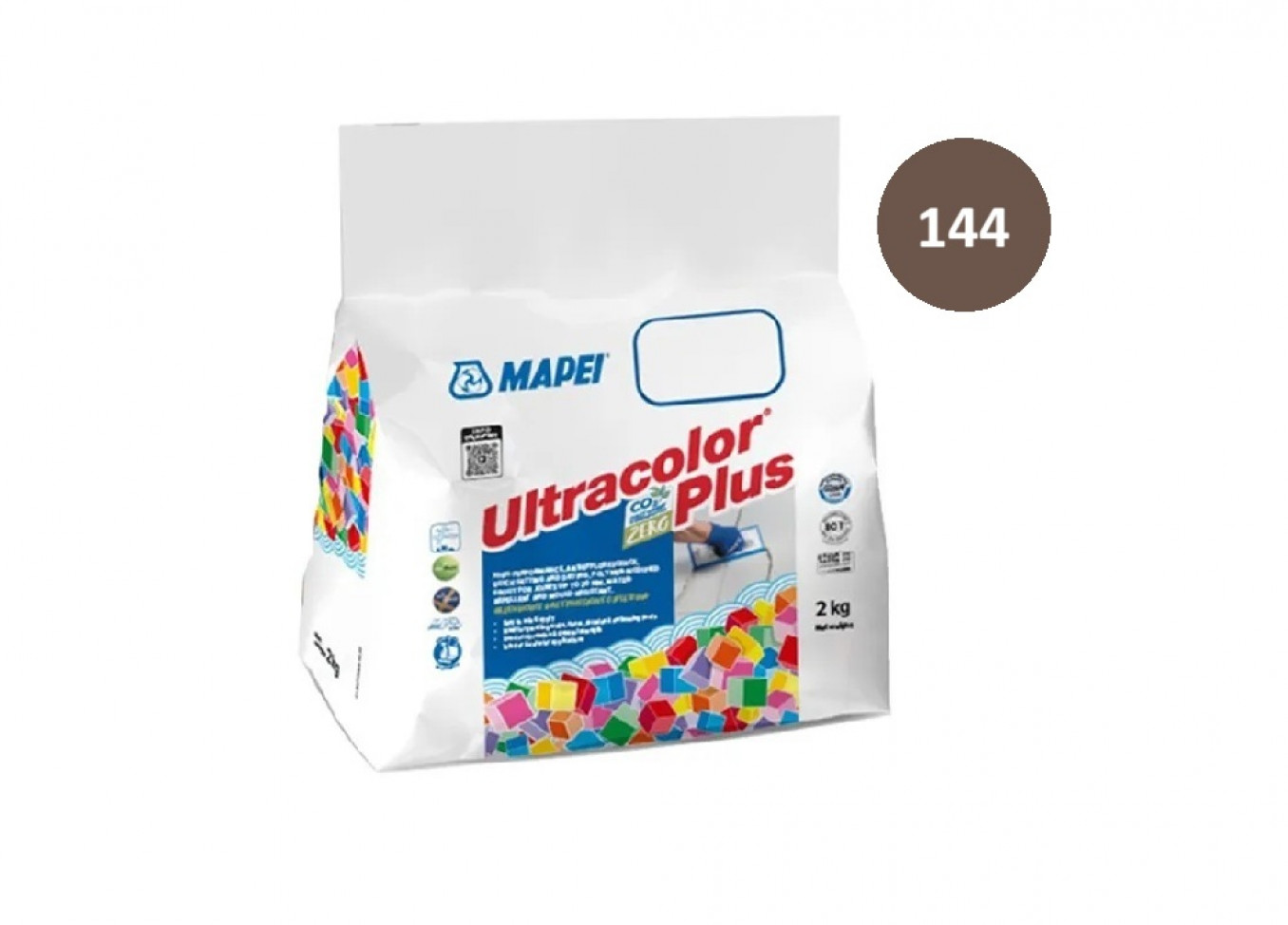 Fug masa Mapei ULTRACOLOR PLUS 2 kg Chocolate 144