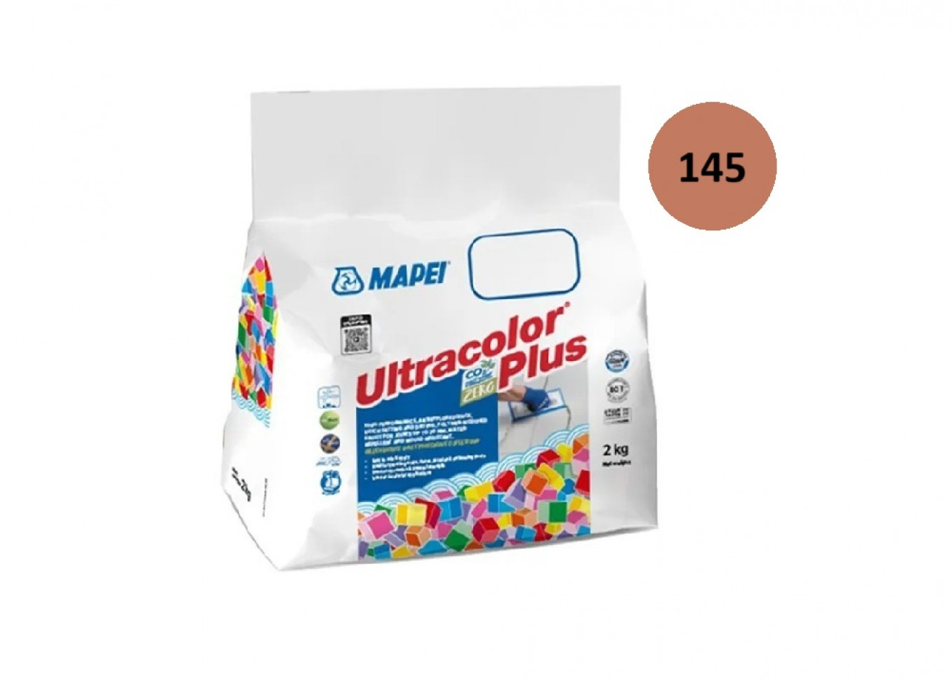 Fug masa Mapei ULTRACOLOR PLUS 2 kg Terra di siena 145