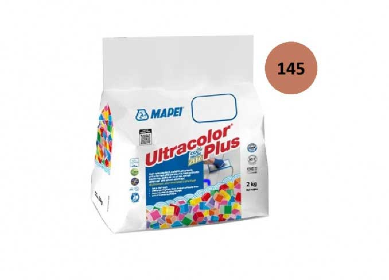 Fug masa Mapei ULTRACOLOR PLUS 2 kg Terra di siena 145