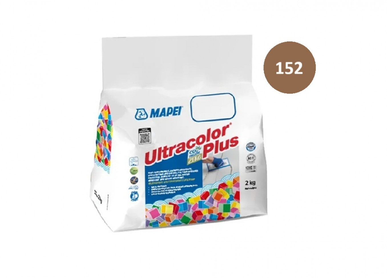 Fug masa Mapei ULTRACOLOR PLUS 2kg liquorice 152