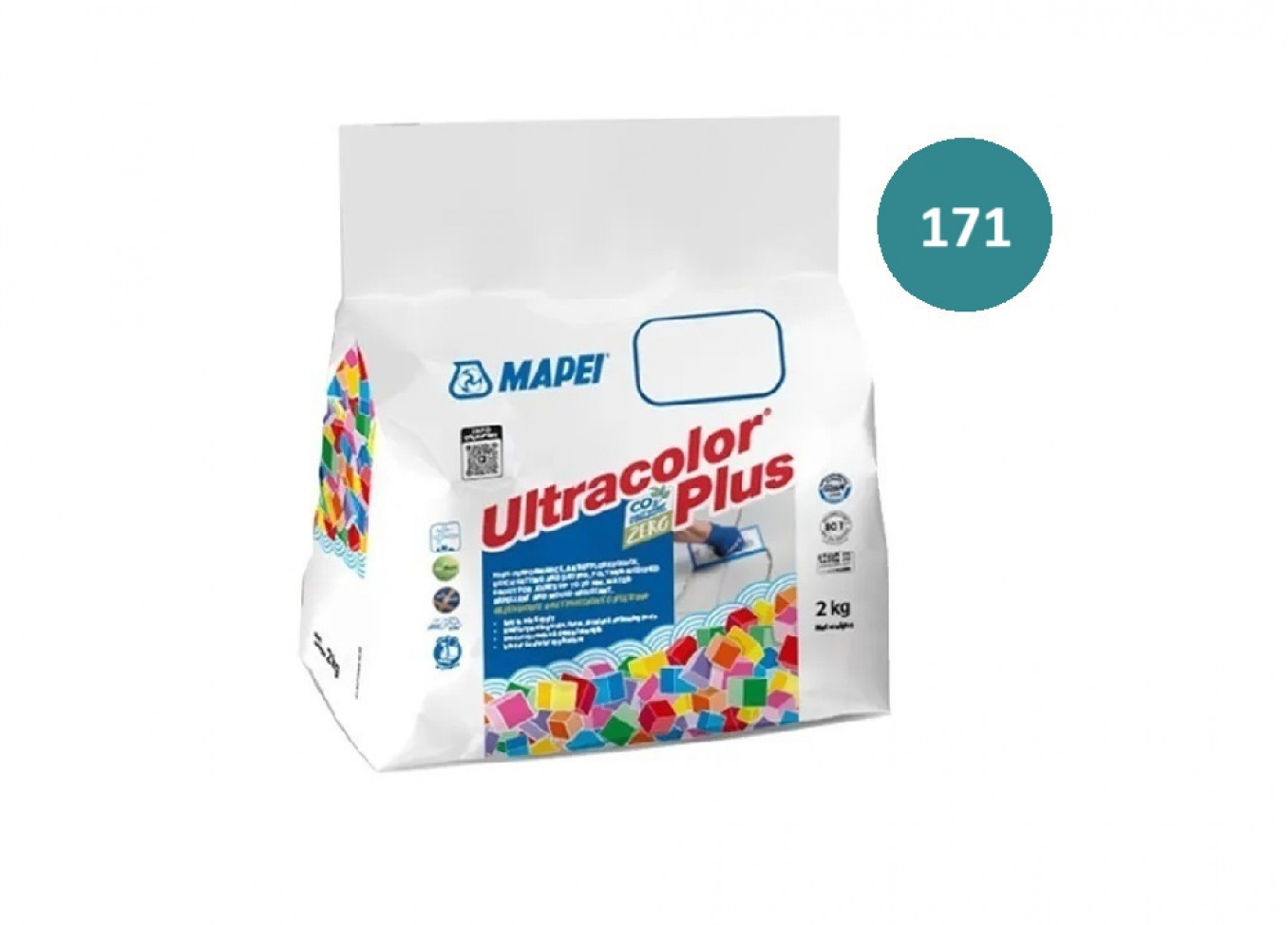 Fug masa Mapei ULTRACOLOR PLUS 2 kg turchese 171