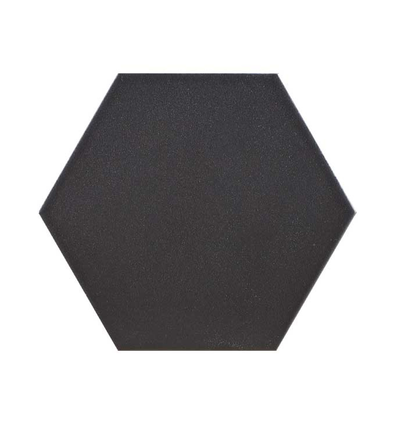 MAYFAIR hexagon negro matt 19.8x22.8