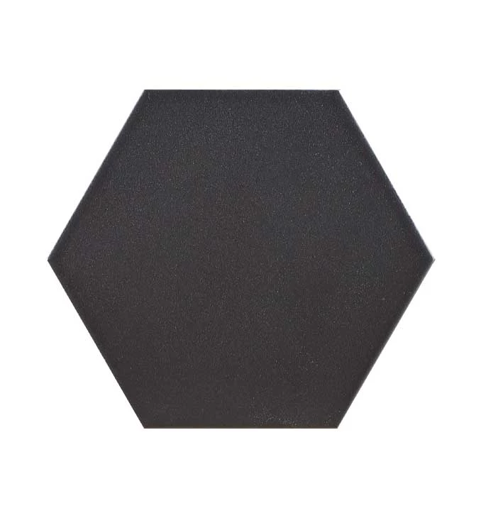 MAYFAIR hexagon negro matt 19.8x22.8