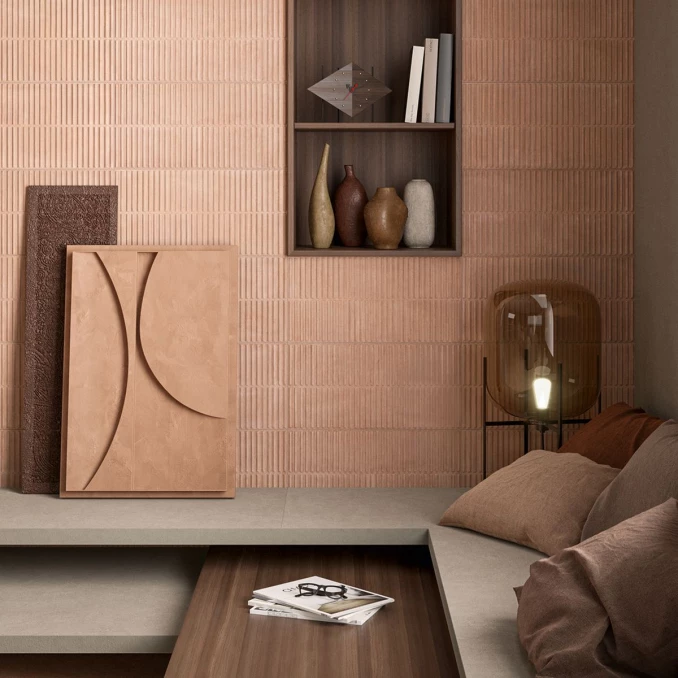 HOMEY stripes clay matt 30x60 B51