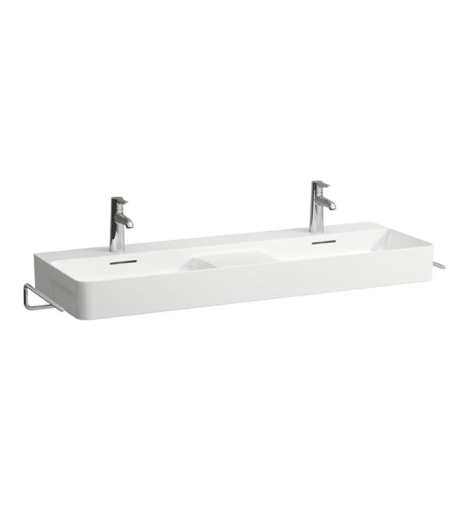 Lavabo LAUFEN VAL 120x42cm beli dupli sa rupom