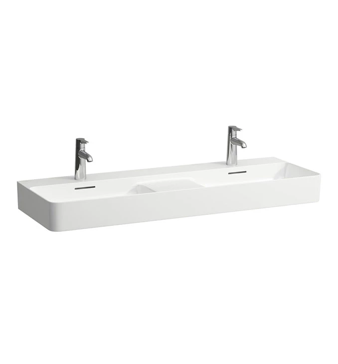 Lavabo LAUFEN VAL 120x42cm beli dupli sa rupom