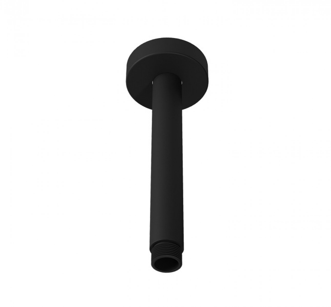 Držač ruže tuša COPEN vertikalni okrugli 300mm mat crni
