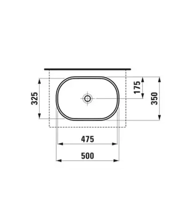 Lavabo LAUFEN LUA 50x35