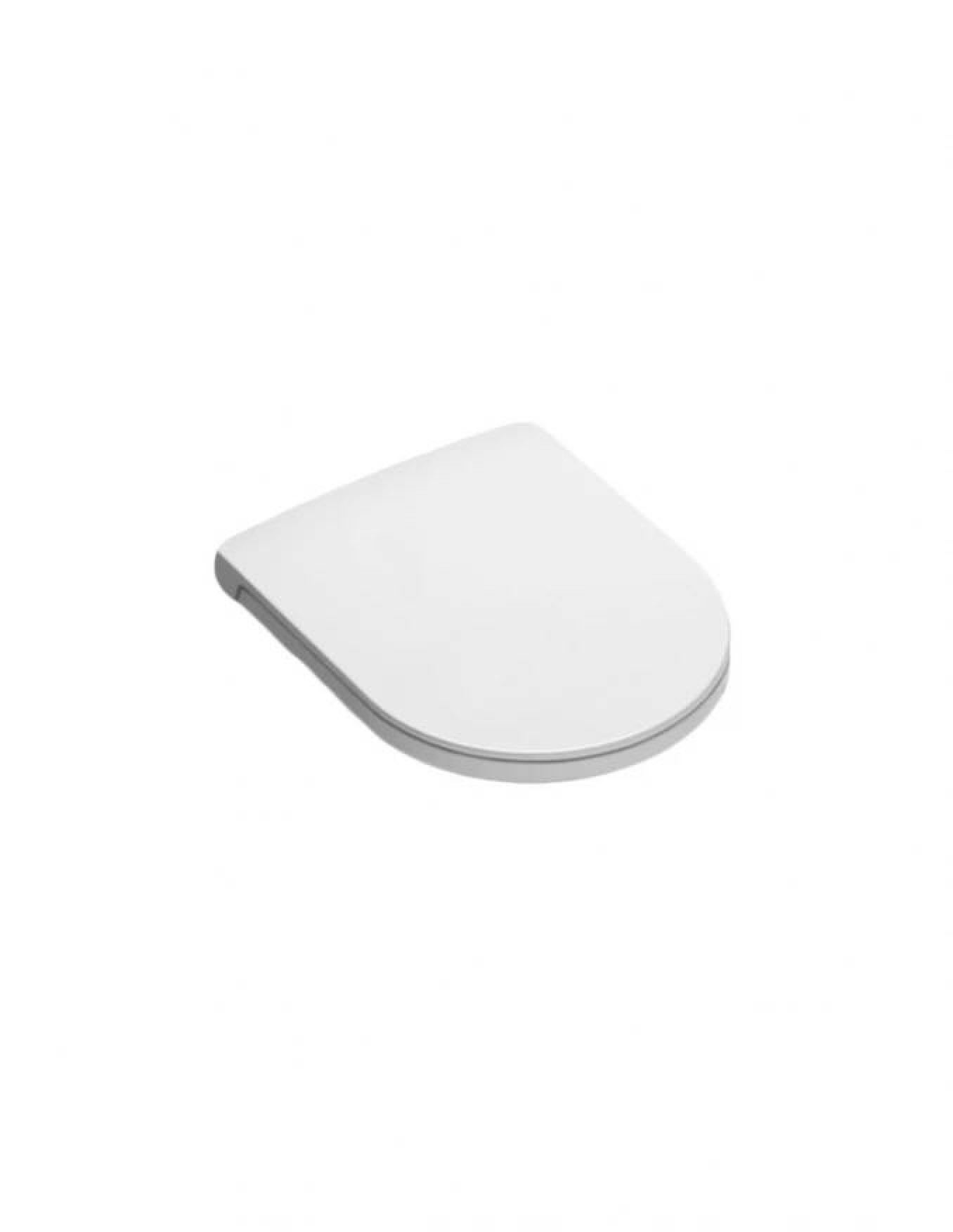 WC daska HATRIA FUSION slim softclose white glossy