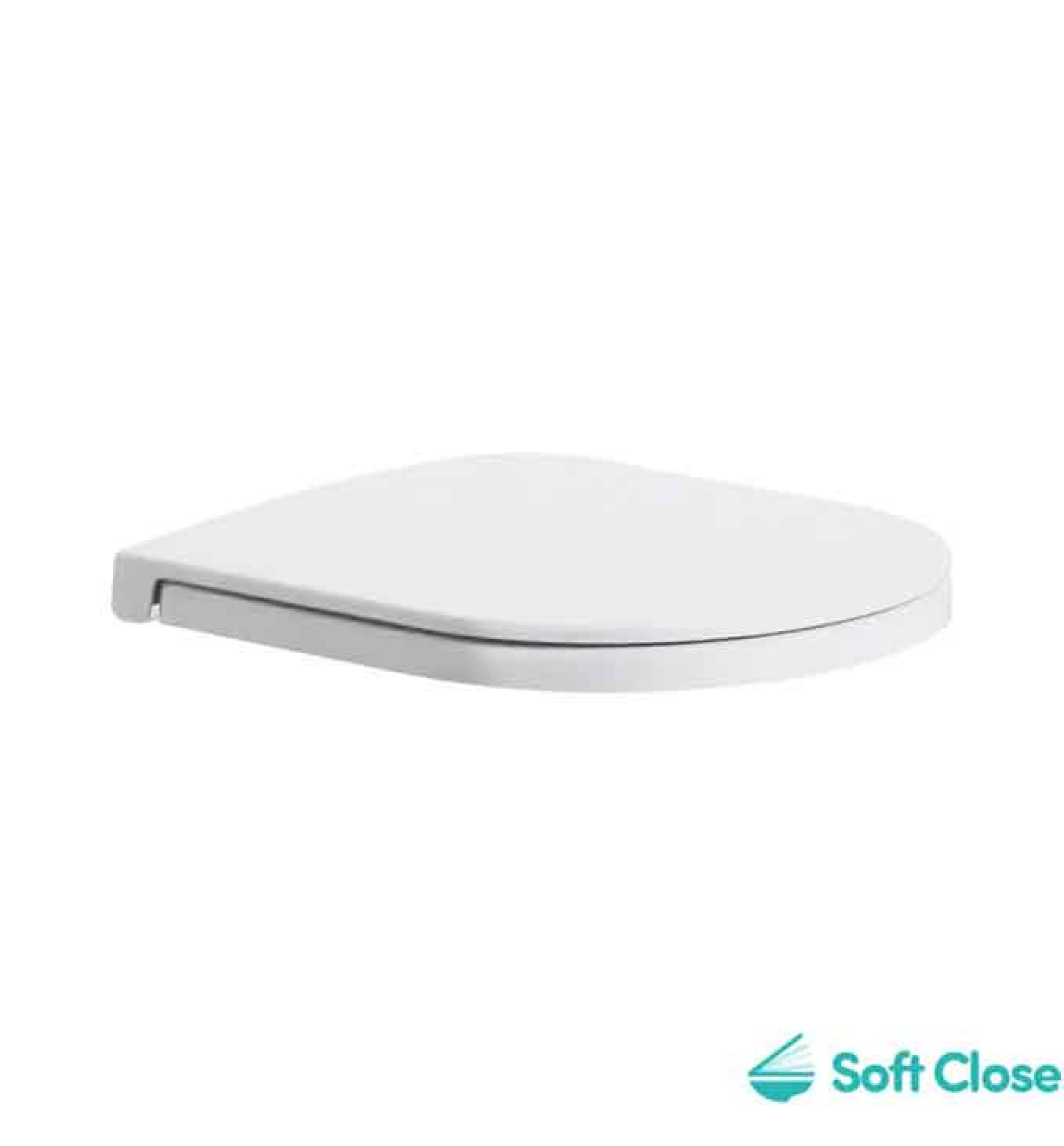 WC daska HATRIA FUSION mat bela slim softclose