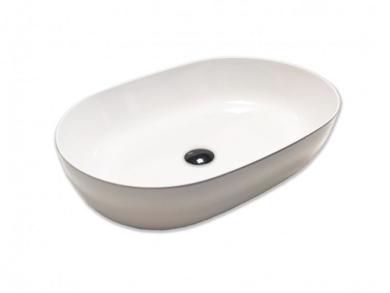 Lavabo nadgradni HATRIA HAPPYHOUR SLIM 21:00 750x380x150 white matt