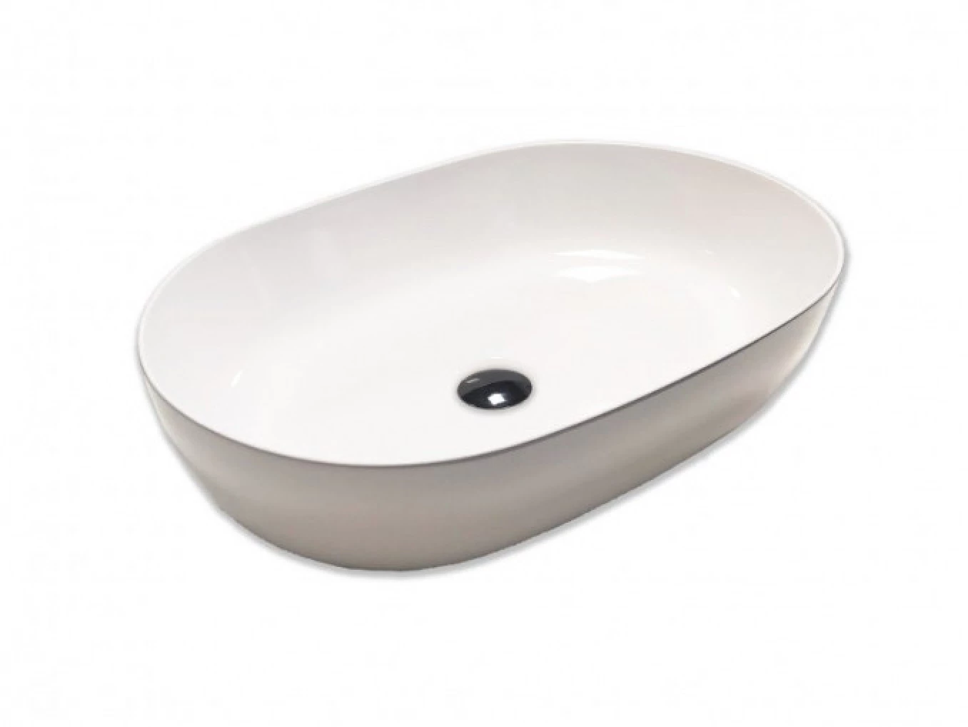 Lavabo nadgradni HATRIA HAPPYHOUR SLIM 21:00 750x380x150 white matt
