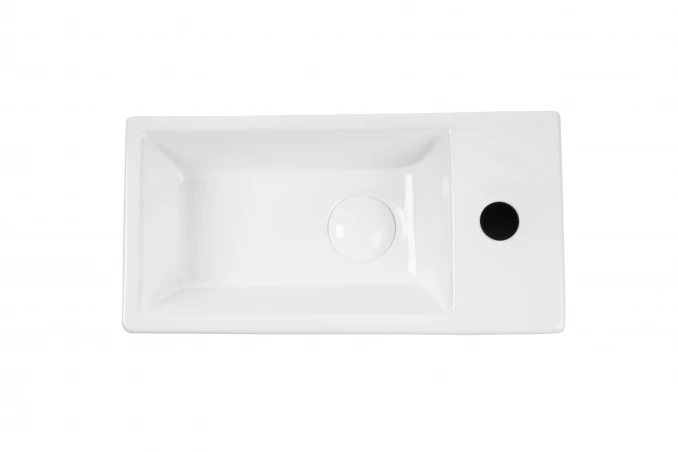 Lavabo nadgradni MINOTTI 405x205x105 sa otvorom za slavinu levi